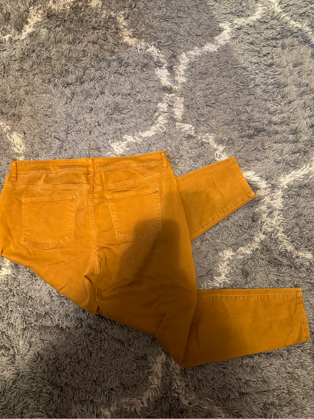 Maurices Mustard Yellow Skinny Jeans - Picture 4 of 4